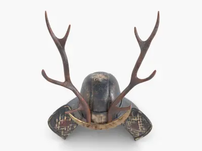 Samurai Helmet 3D model