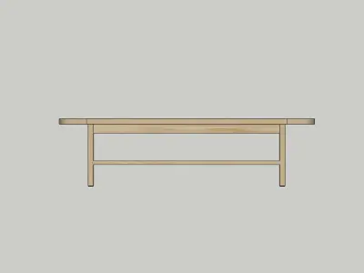 Coffee Table IKEA LISTERBY Free 3D model