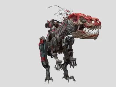 Mecha T-Rex 3D model