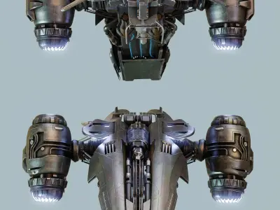 Drone Low-poly 3D model