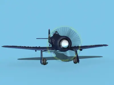Hawker Sea Fury V12 Royal Australian Navy 3D model