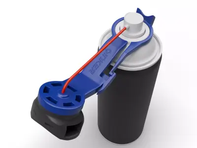 Chain Spray Low-poly 3D model