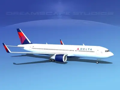Boeing 767-300 Delta 3 3D model