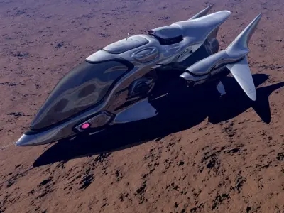 FX-27 Raptor Starship 3D model