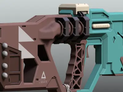 Mastablasta Gun 3D model