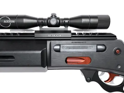 ShotGun-MK2 Low-poly 3D model