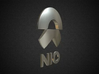 nio logo 3D model