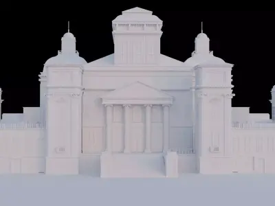 Castello di Racconigi - High-Quality 3D model