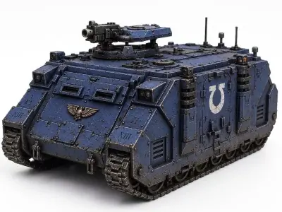 Armored Siege Transport STL Sci Fi Tank Miniature Model 3D print model