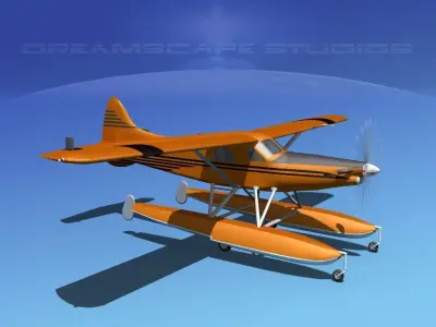 DeHavilland DHC-2 Turbo Beaver V05 3D model