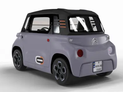 Citroen Ami 2020 3d model 3D model