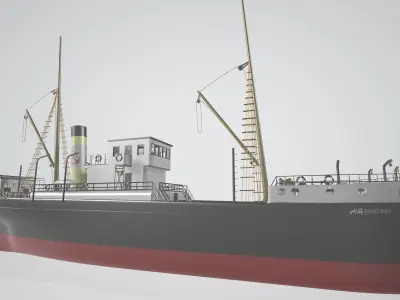 Bandirma Ferry Bandirma Vapuru 3D model