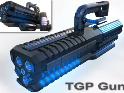 TGP Heavy Gun 3D model