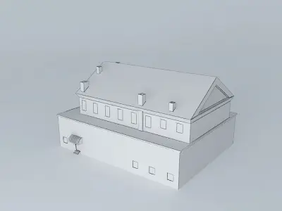 Croatian Dom Karlovac Free 3D model