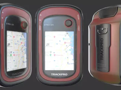 Used GPS Navigator 3D model