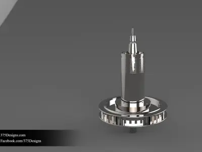 Harry Lucas Circular Knitting Machine Head Free 3D model