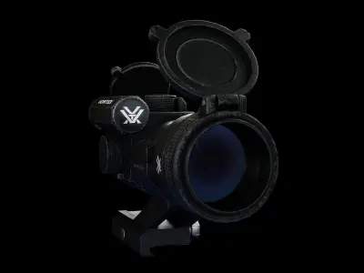 StrikeFire II Red Dot Rifle Optic Low-poly 3D model