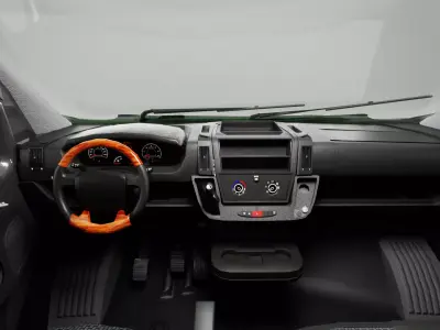 Van Vehicle Pack Game Ready With and Without Interior Low-poly 3D model