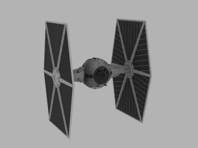 TIE fighter 3D model