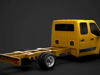 Opel Movano CrewCab DW E30 Chassis 2014 3D model