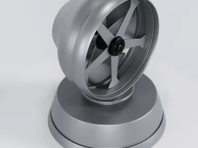 fan and air condition 3D model