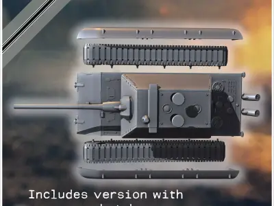 E-100 Adlerwerke version Entwicklung super-heavy tank - Germany 3D print model