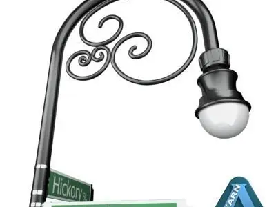 Street Lamp 2 3D model