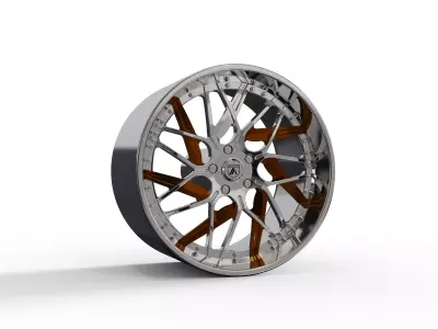 ASANTI AF832 WHEEL 3D MODEL 3D model