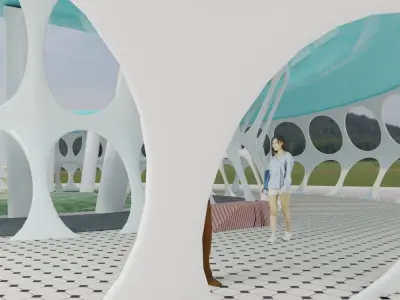 Architecture design Free 3D model