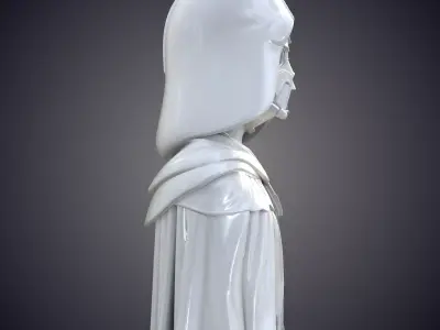 Dark Lord Vader Sci-Fi Villain Sculpture PM-494 3D print model
