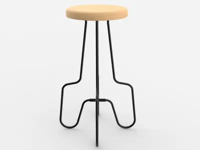 Stool 03 Free 3D model