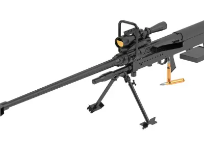 Denel NTW-20 3D model