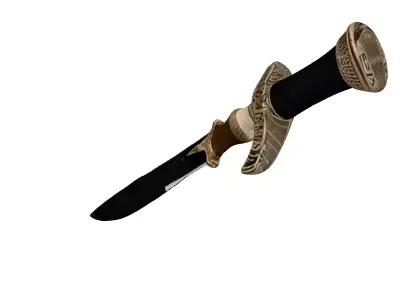 Ornate Fantasy Dagger 3D model
