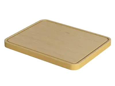 Wooden Cutting Board Low-poly 3D model purchase
