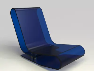 LCP chair by Maarten van Severen 3D model