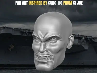 Gung Ho Collection Fan Art Heads 3D print model