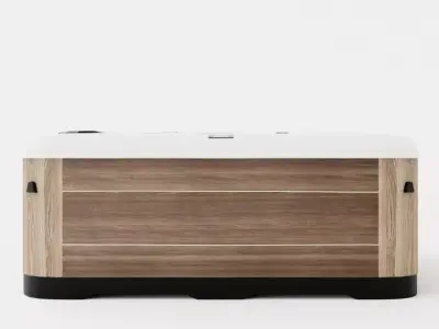 Luxouz Light Spabad 73 Jets 5 Pers Low-poly 3D model