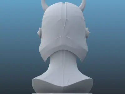 High-Detail Sci-Fi Character Statue PM-104 3D print model