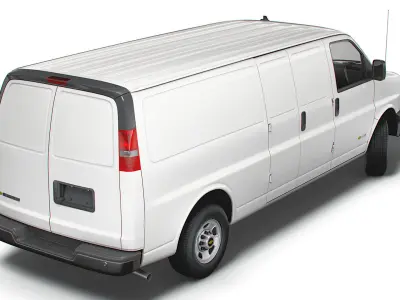 Chevrolet Express Cargo Extended WB 2022 3D model