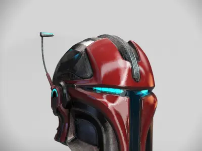Mandalorian Helmet 3D model