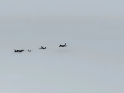 A380 landing at Heathrow Free 3D model