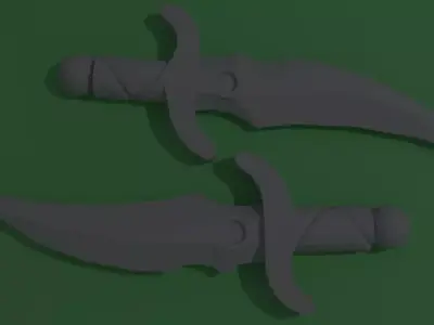 lego knife Free 3D model