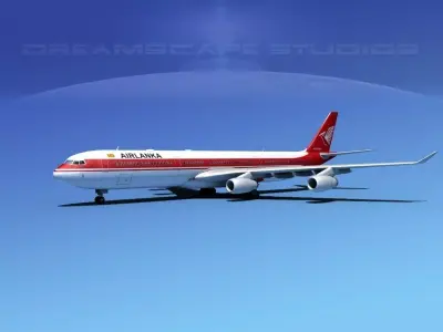 Airbus A340-600 AirLanka 3D model