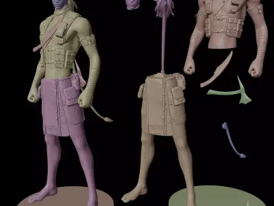 Jake Sully 3D print model