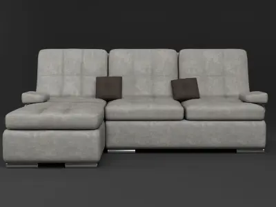 Bozen Sofa Free low-poly 3D model