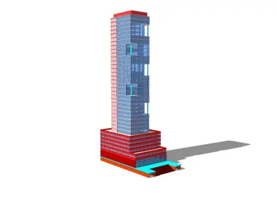 Commercial Building 07 3D model