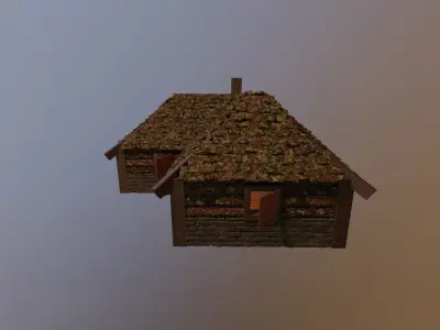 MEDIEVAL HOUSE 1 - LEVEL 1 by RogueFilmProductions 3D model