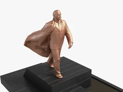 Monument of Vladimir Lenin 3D model