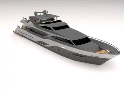 Yacht 32meter 3D model