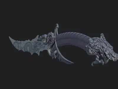 Yakuza dagger Free 3D model